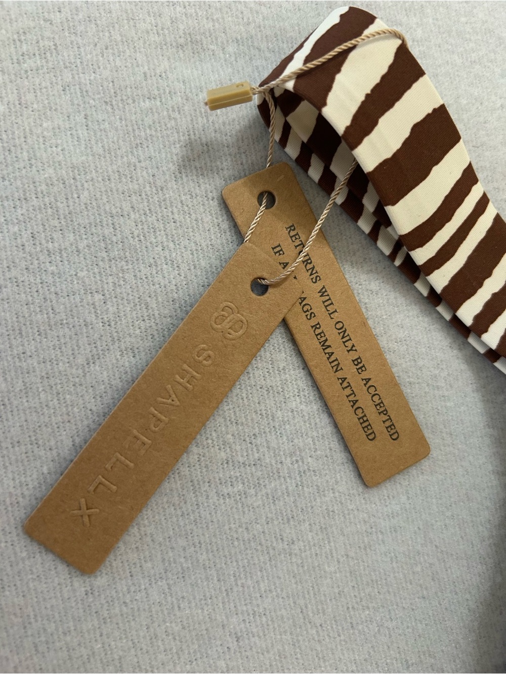 Women’s Brown Zebra-Print One-Piece Swimsuit - Picture 6 of 7